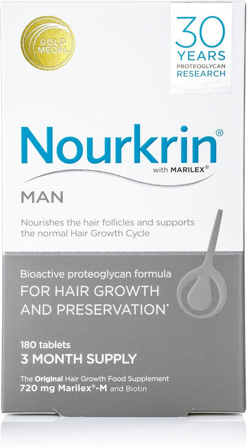 Nourkrin Man (3 Month Supply) Multicoloured, 180 Count