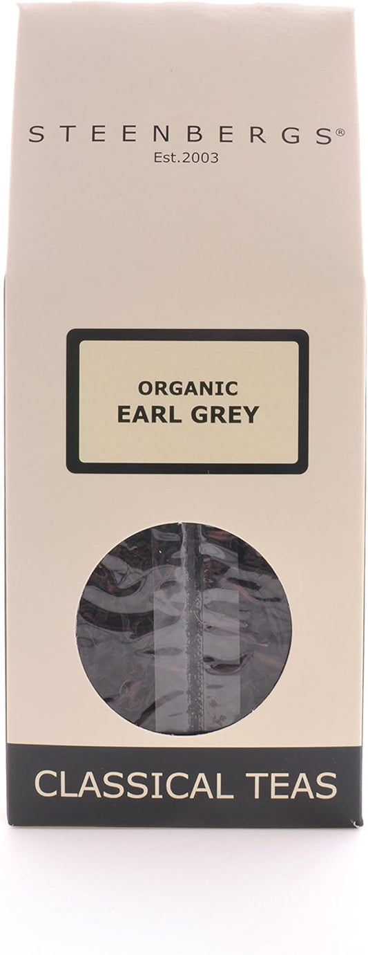 Organic Earl Grey Tea Loose Leaf 60G - Steenbergs