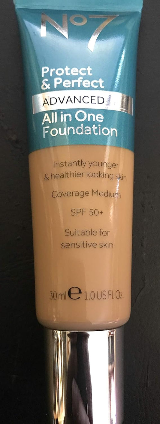 No7 Protect & Perfect All In One Foundation Deeply Honey