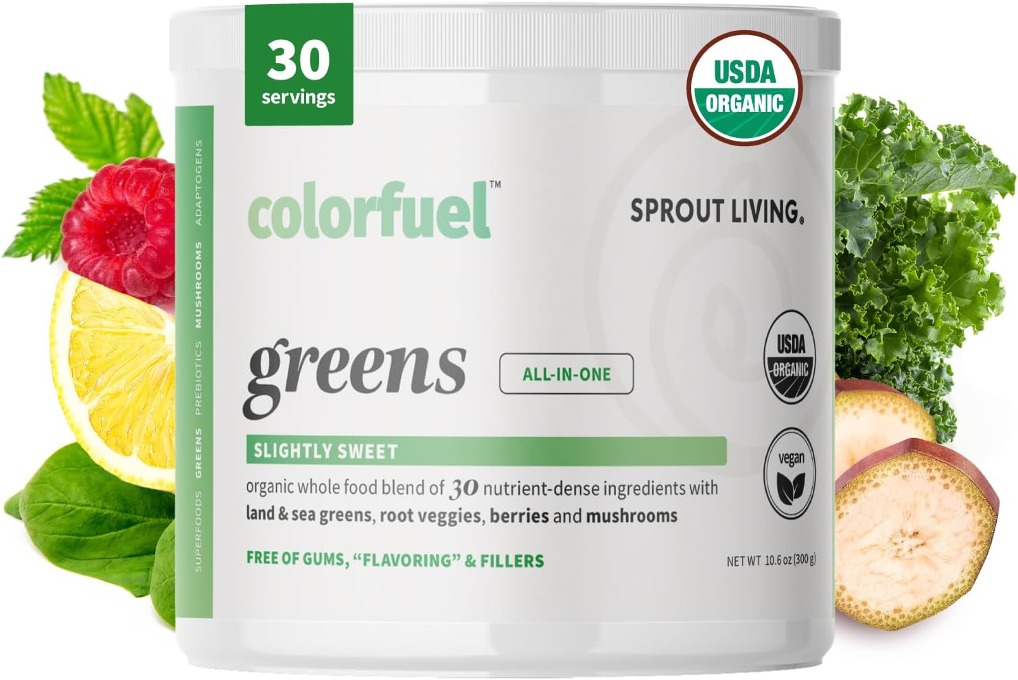 Sprout Living Organic Superfoods Greens Digestive Mix