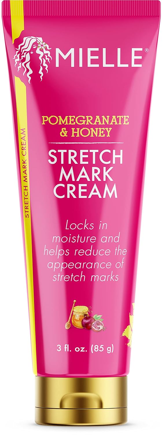 Mielle Organics Pomegranate & Honey Stretch Mark Cream, 3 Ounces