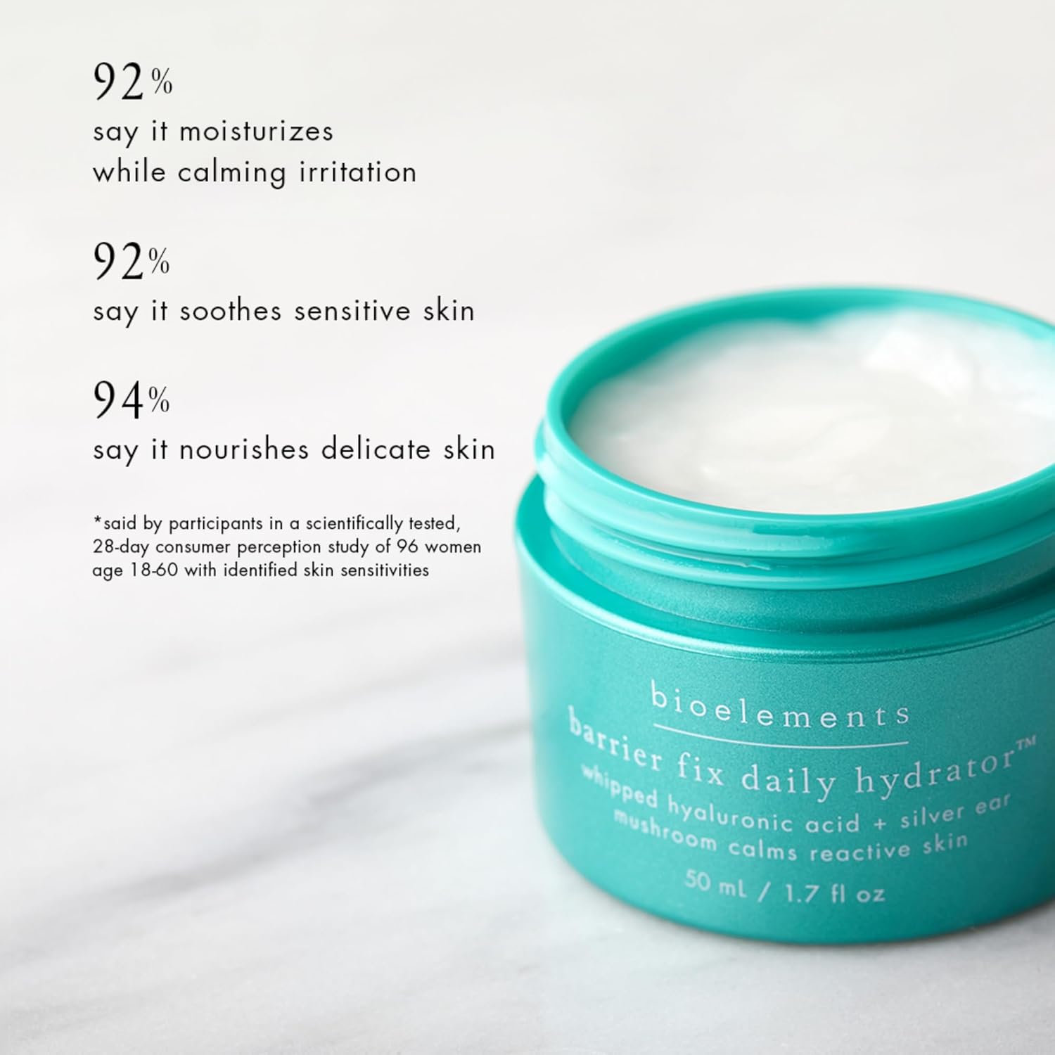 Bioelements Barrier Fix Daily Hydrator - 1.7 Fl Oz - Clinical Face Moisturizer - Target Irritation & Strengthen Sensitive, Dry Skin - Vegan, Gluten Free - Never Tested On Animals : Beauty & Personal Care