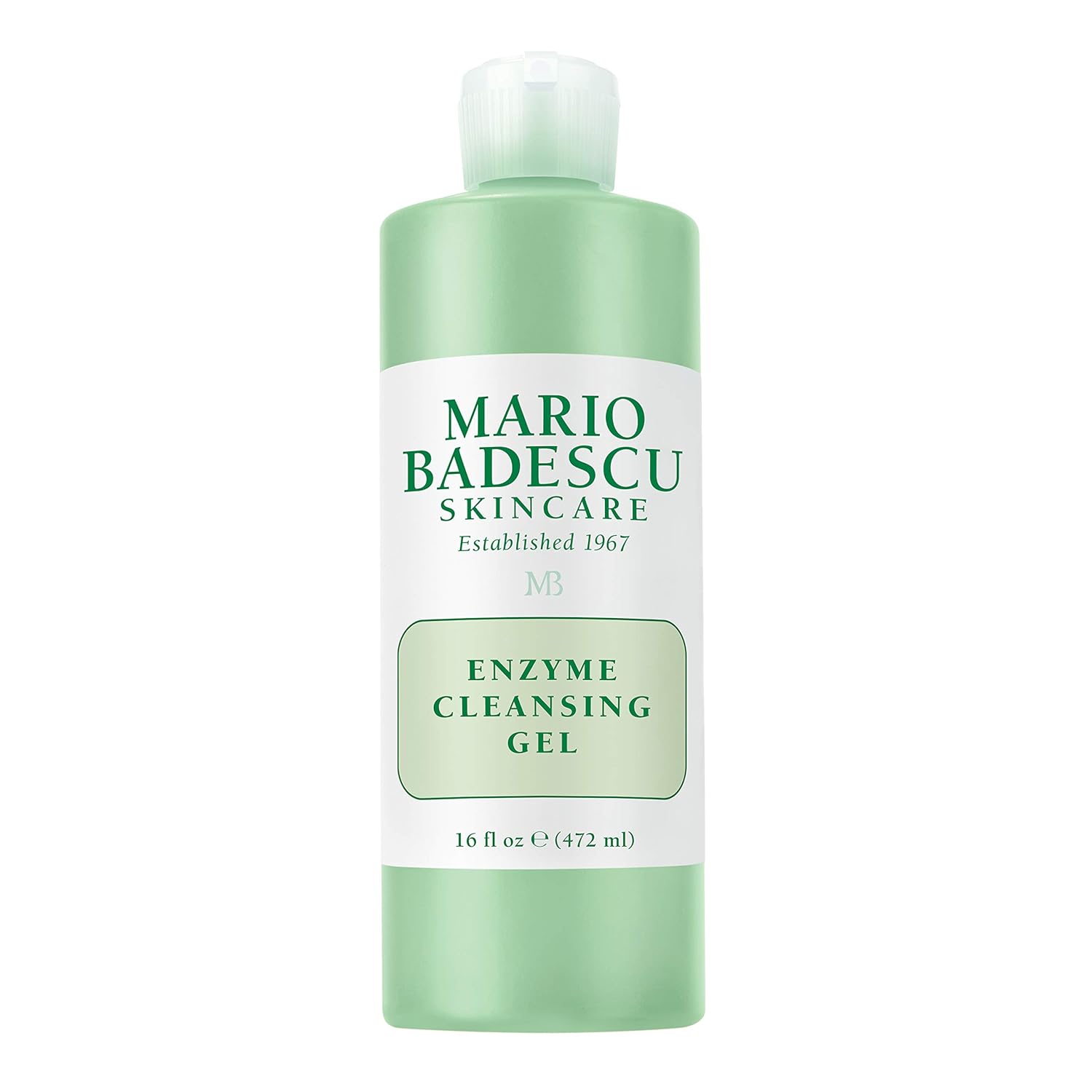 Mario Badescu Enzyme Cleansing Gel For All Skin Types, Oil-Free Face Wash With Grapefruit & Papaya Extract, Remove Excess Oil & Surface Impurities