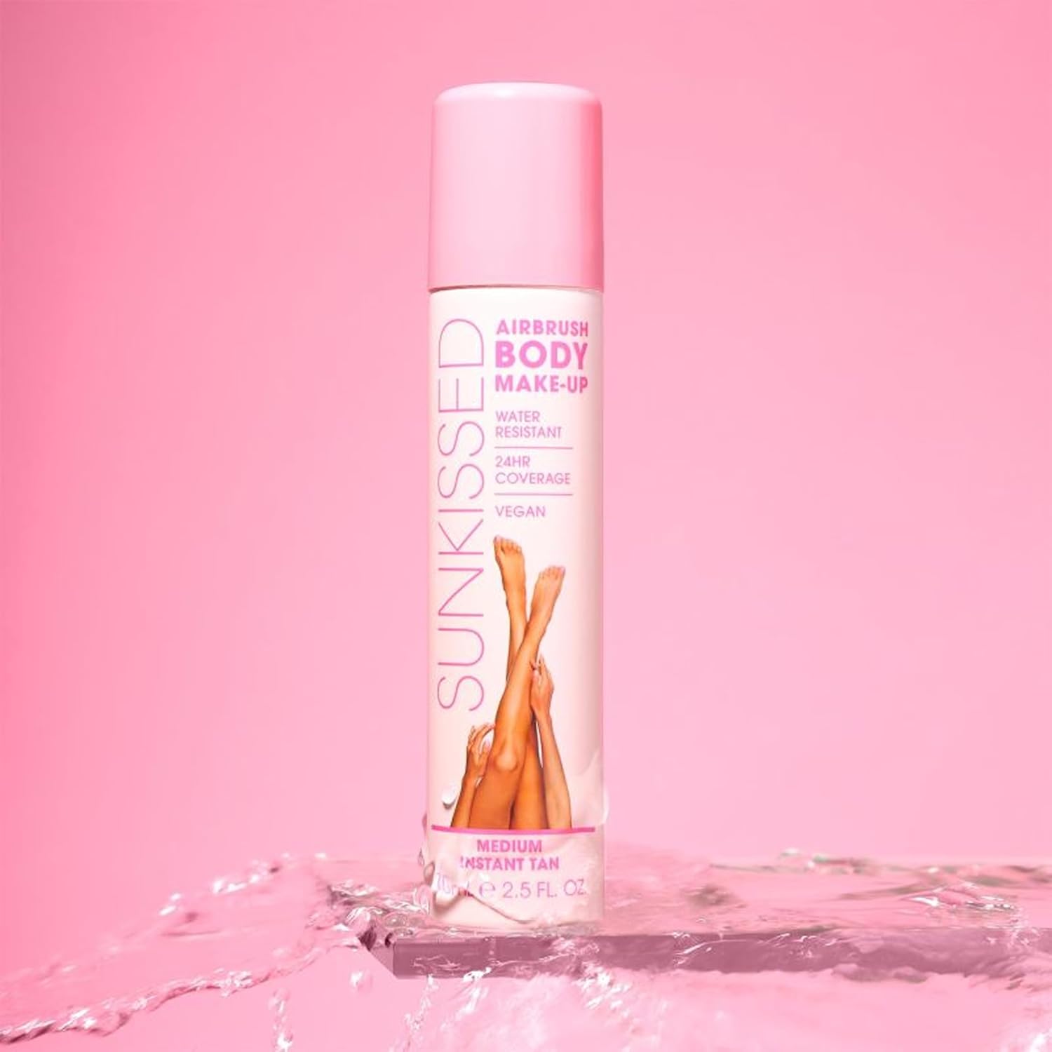 Sunkissed Airbrush Body Make-Up - Medium 75Ml