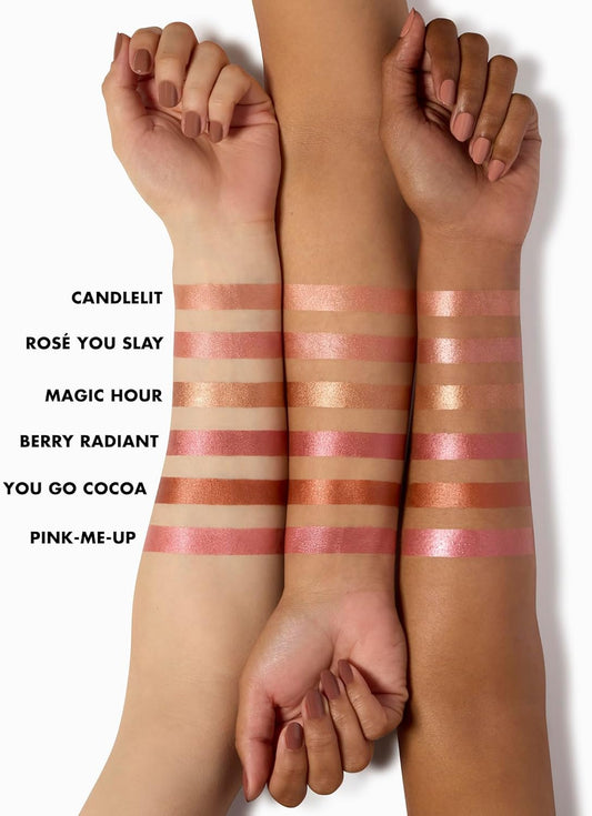 E.L.F. Halo Glow Blush Beauty Wand, Liquid Blush Wand For Radiant, Flushed Cheeks, Infused With Squalane, Vegan & Cruelty-Free, Berry Radiant