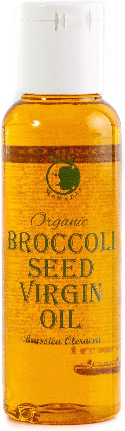 Mystic Moments | Organic Broccoli Seed Virgin Carrier Oil 500Ml - Pure & Natural - Perfect For Hair, Face, Nails, Aromatherapy, Massage And Oil Dilution Vegan Gmo Free