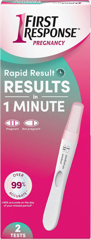 First Response Rapid Result Pregnancy Test, 2 Pack