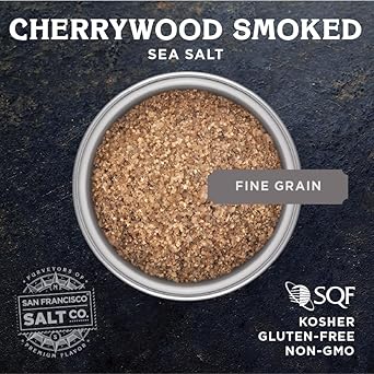 Cherrywood Smoked Sea Salt - 5 Oz. Fine Grain By San Francisco Salt Company