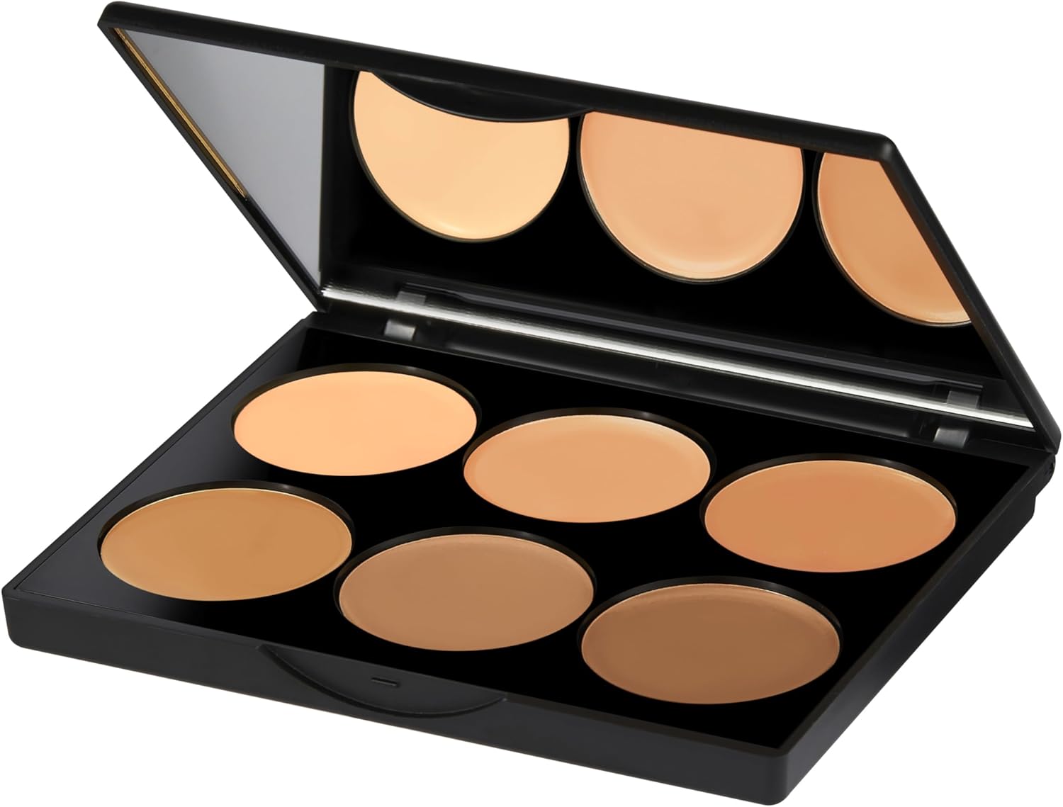 Sleek Makeup Cream Contour Kit, 6 Easily Blendable Colours For Smooth And Long Lasting Contour, Dark (Pack Of 4)