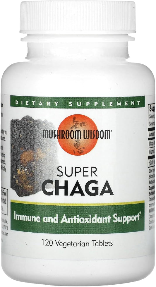Mushroom Wisdom Super Chaga, 120 Count