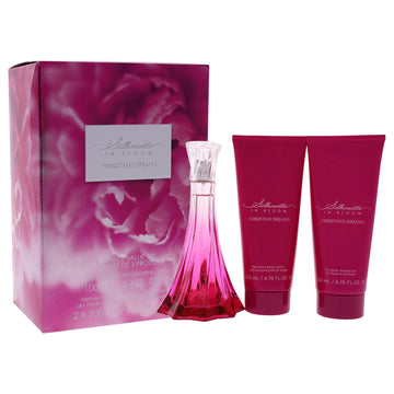 Christian Siriano Silhouette In Bloom For Women - 3 Pc Gift Set 3.4Oz Edp Spray, 6.7Oz Perfumed Body Lotion, 6.7Oz Perfumed Shower Gel