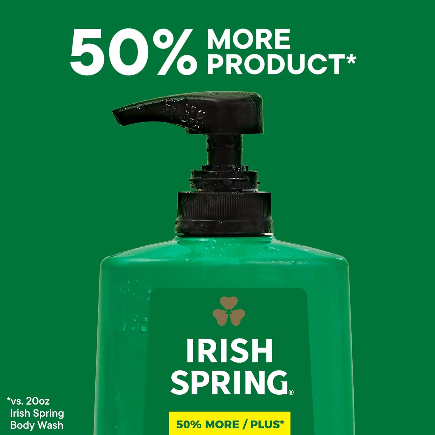 Irish Spring Mens Body Wash, Moisture Blast Body Wash For Men, Feel Fresh All Day, 30 Oz Pump Bottle : Beauty & Personal Care