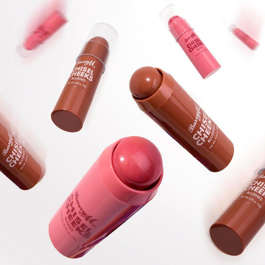 Barry M Chisel Cheeks Blush Creams, Shades Pink Blushed & Rosey | Cheek Blusher Creams