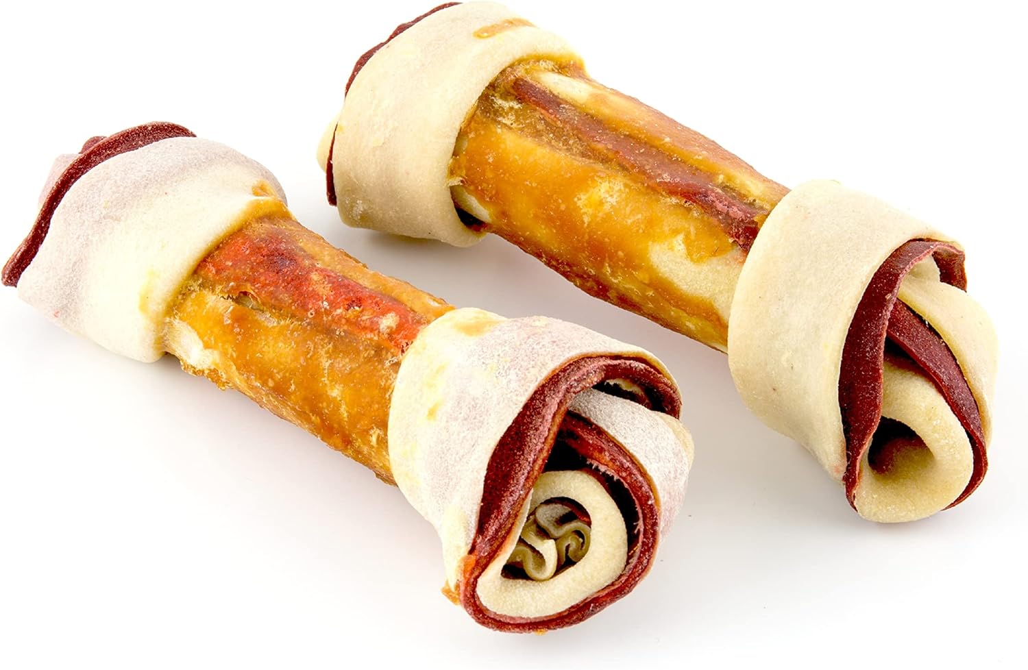 Good'N'Fun Triple Flavor Chews, Rawhide Treats For Dogs, 6-Inch Bone : Pet Treat Bones : Pet Supplies