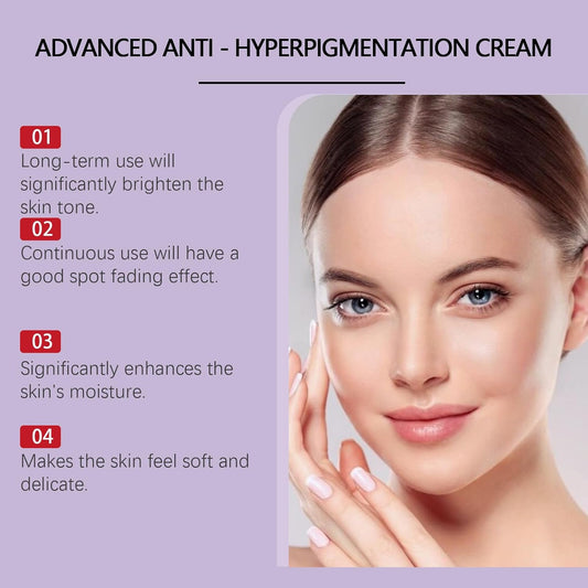 Pigmentation Removal Cream, Anti-Hyperpigmentation Cream, Skin Advanced Creams, Anti-Ageing Face Hyperpigmentation Treat For All Type Skin, 20G