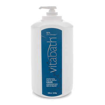 Vitabath Original Spring Green Moisturizing Bath & Shower Gel Wash Intoxicating Botanical Skin Rejuvenation, Hydrating Dry Skincare, Body Cleanser & Foaming Gelee - 32 Oz