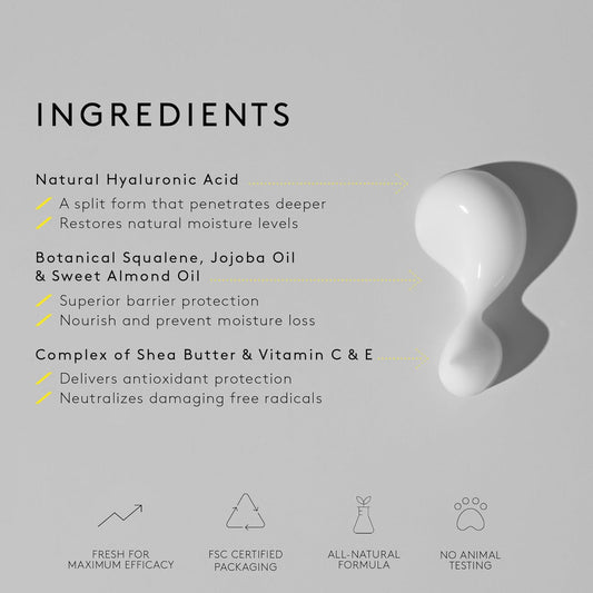 Nuori Vital Facial Cream | Hydrating Face Cream, Antioxidant Protection, All Natural, 30 Ml / 1 Fl Oz