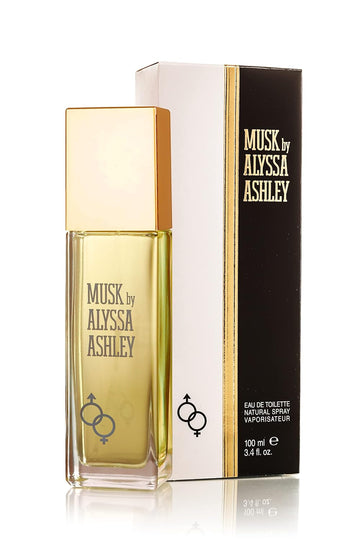 Alyssa Ashley Musk - Perfume For Men And Women With Citrus And Sicilian Bergamot - Long Lasting - Womens Fragrances - 3.4 Oz Edt Spray