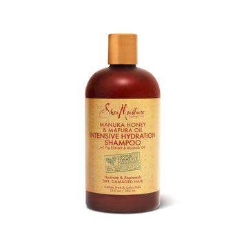 Sheamoisture Intensive Hydration Shampoo For Dry, Damaged Hair Manuka Honey And Mafura Oil Sulfate-Free 13 Oz