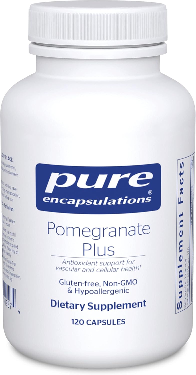 Pure Encapsulations Pomegranate Plus | Antioxidant Support For Vascular And Cellular Health* | 120 Capsules