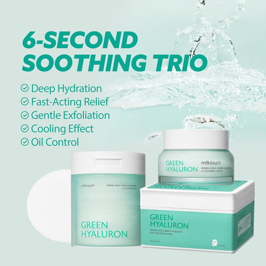 Soothing, Hydrating, Exfoliating - Cream, Toner Pad, Sheet Mask For Sensitive Skin W/ Redness, Breakout, Acne, Milia, Pimple - Face Gel Moisturizer, Exfoliating Pads, Sheet Masks Pack Korean Skincare