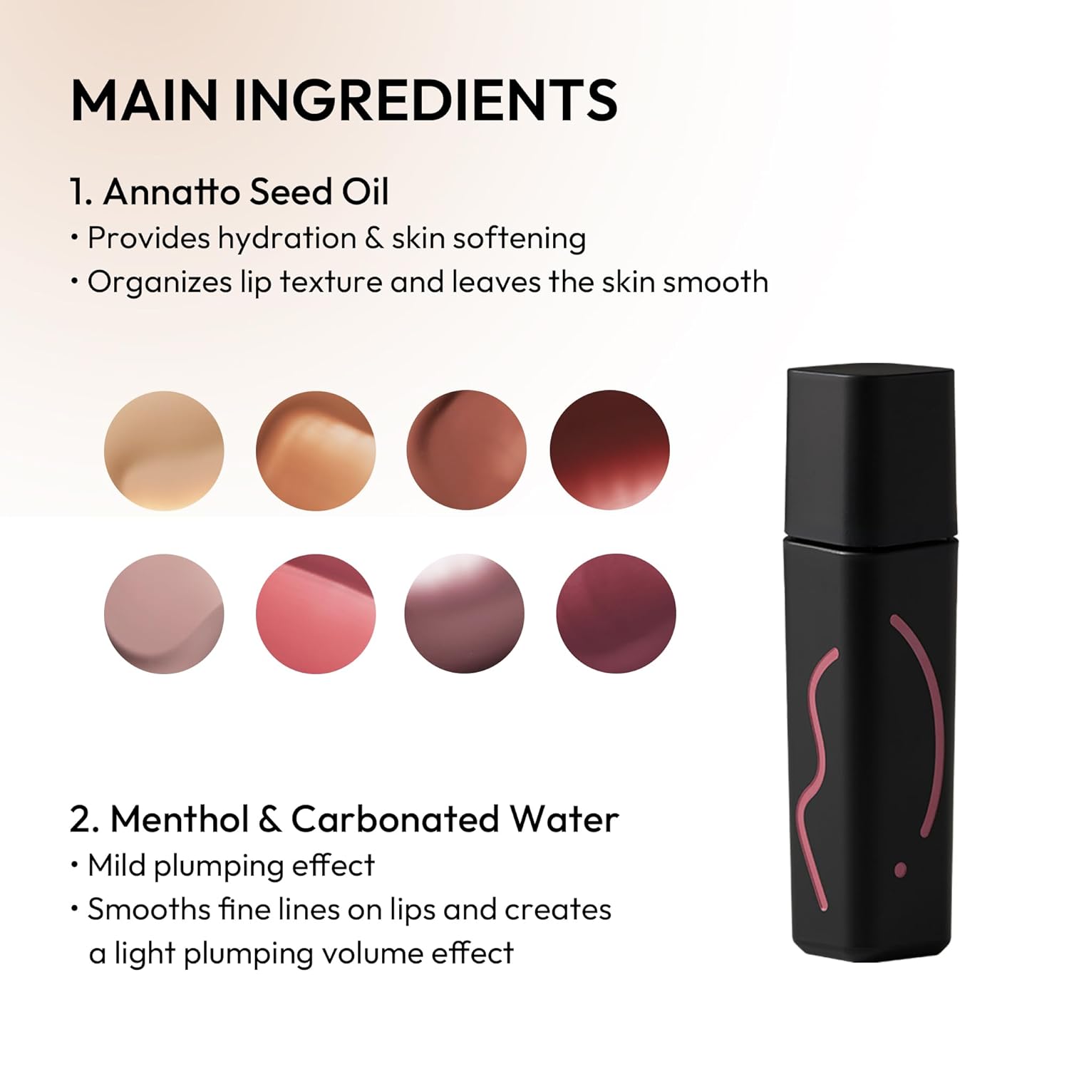 Wink Lip Shade Primer - All Day Top Coat, Smudge-Proof Base, Semi-Matte Long-Lasting Lip Primer (02 Light Amber)