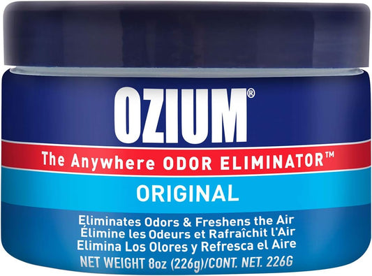 Ozium 8 Oz. Odor Eliminating Gel 6 Pack for Homes, Cars, Offices and More, 6 Pack
