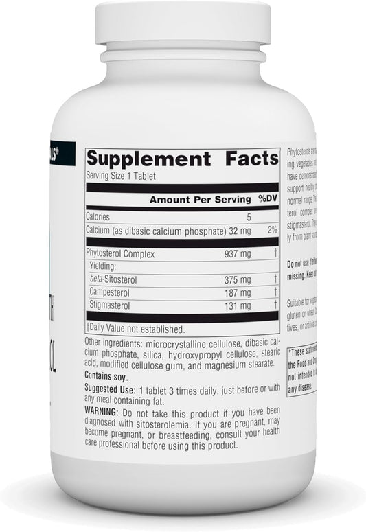 Source Naturals Mega Strength Beta Sitosterol 375Mg - 120 Tablets