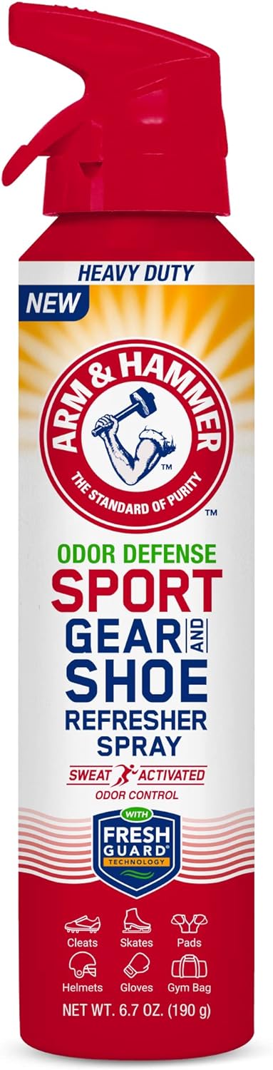 Arm & Hammer™ Sport Gear & Shoe Refresher Spray, Heavy Duty Odor Defense for All Types of Sports Gear and Footwear (6.7 oz)