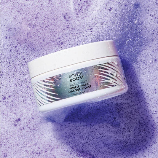 Bondiboost Blonde Baby Toning Purple Hair Mask - Silicone-Free, Aloe-Based Deep Treatment With Violet Pigments, Silky Shine Blonde Hair - Vegan & Cruelty-Free, 200Ml