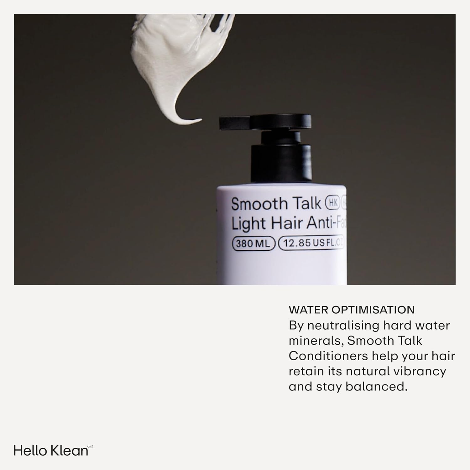 Hello Klean Smooth Talk Light Hair Anti-Fading Conditioner - Hydrates & Repairs to Reverse Damage Caused by Hard Water - Prevent Colour Fade & Protect Against Yellow Tones - With UV Protection : Amazon.co.uk: Beauty