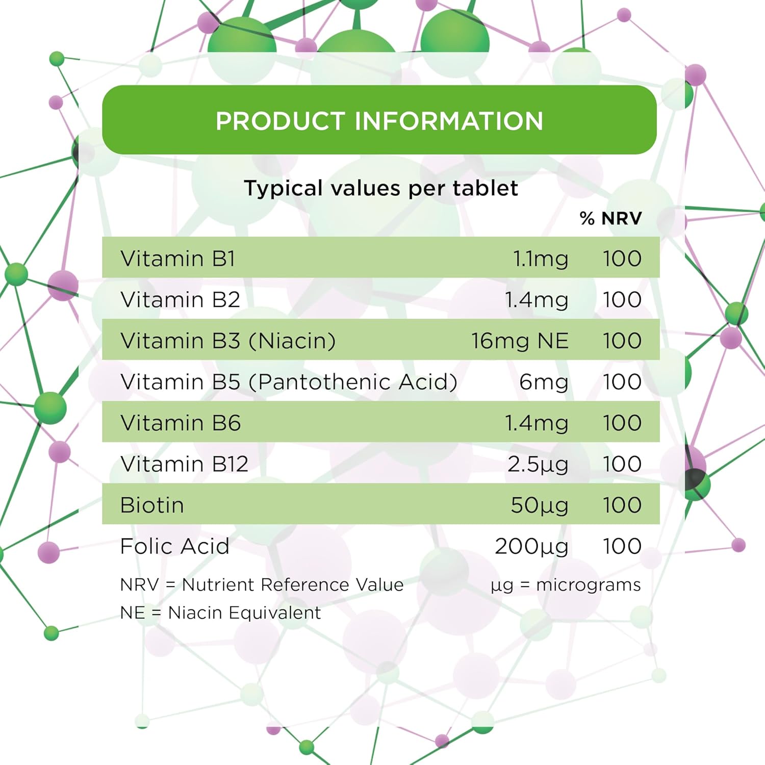 Healthspan Vitamin B Complex (6 Months' Supply) | High Levels of 8 B-Complex Vitamins | Heart Health, Mental Performance & Psychological Function | Combat Tiredness & Fatigue | Gelatin Free | Vegan : Amazon.co.uk: Health & Personal Care