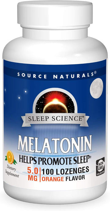 Source Naturals Melatonin 5 Mg - 100 Orange Flavored Lozenges