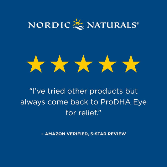 Nordic Naturals ProDHA Eye - Fish Oil, 360 mg EPA, 845 mg DHA, 20 mg oraGLO Lutein, 4 mg Zeaxanthin, Support for Neurological Function and Long-Term Eye Health*, 60 Soft Gels