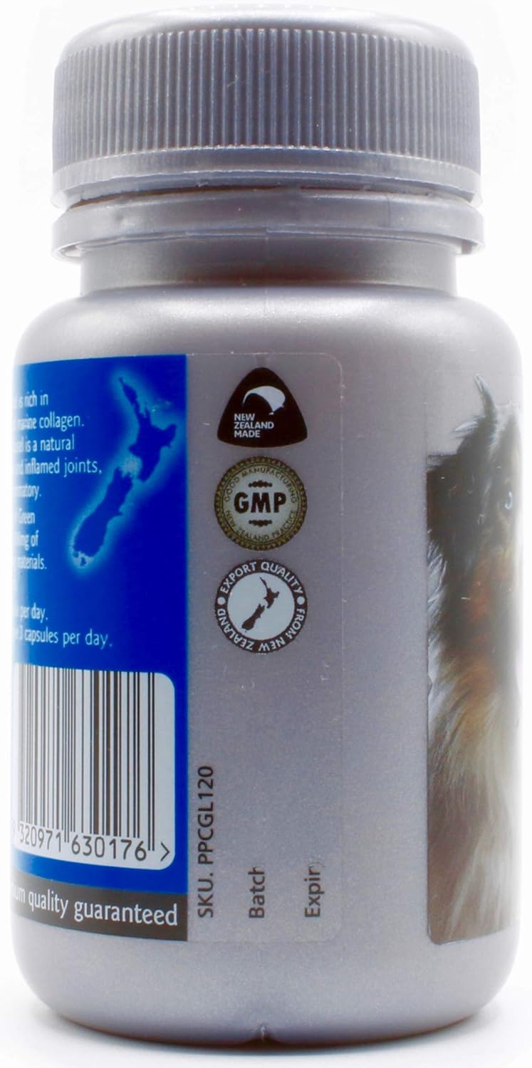 Purepets New Zealand Green Lipped Mussel Capsules For Dogs And Cats - 200Mg X 120 Capsules - For Hip & Joint Support - 100% Natural Arthritis Pain Relief - Mobility Supplement Inflammation Management : Pet Supplies