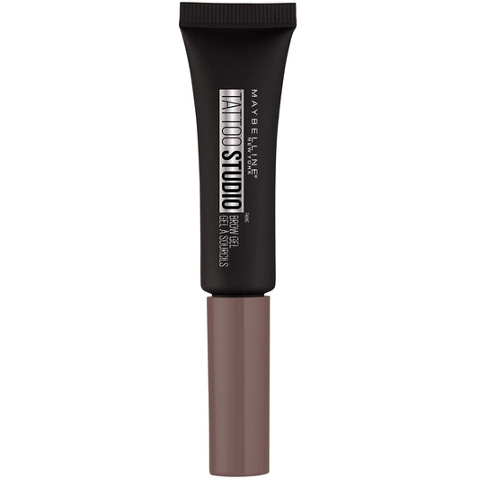 Maybelline Tattoostudio Waterproof Eyebrow Gel Makeup, Medium Brown, 1 Count