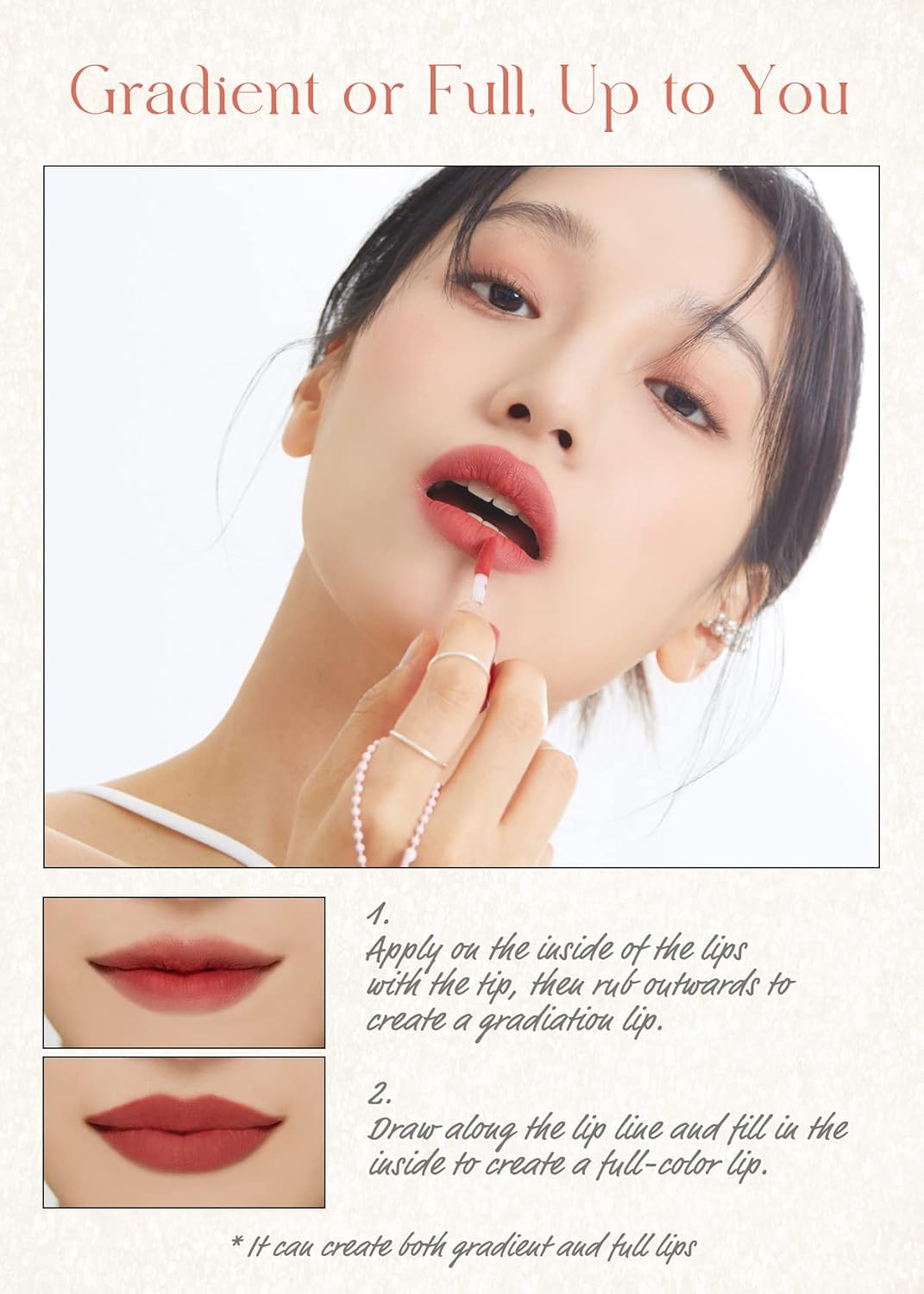 I'M Meme Color Key Ring Velvet Lip Tint - 07 Muted Plum | Long Lasting Lip Stain, Matte Finish, Smooth Texture, Kbeauty, Cute Korean Makeup, Compact, Portable Keychain, Travel-Friendly, Gift, 2.8G : Beauty & Personal Care