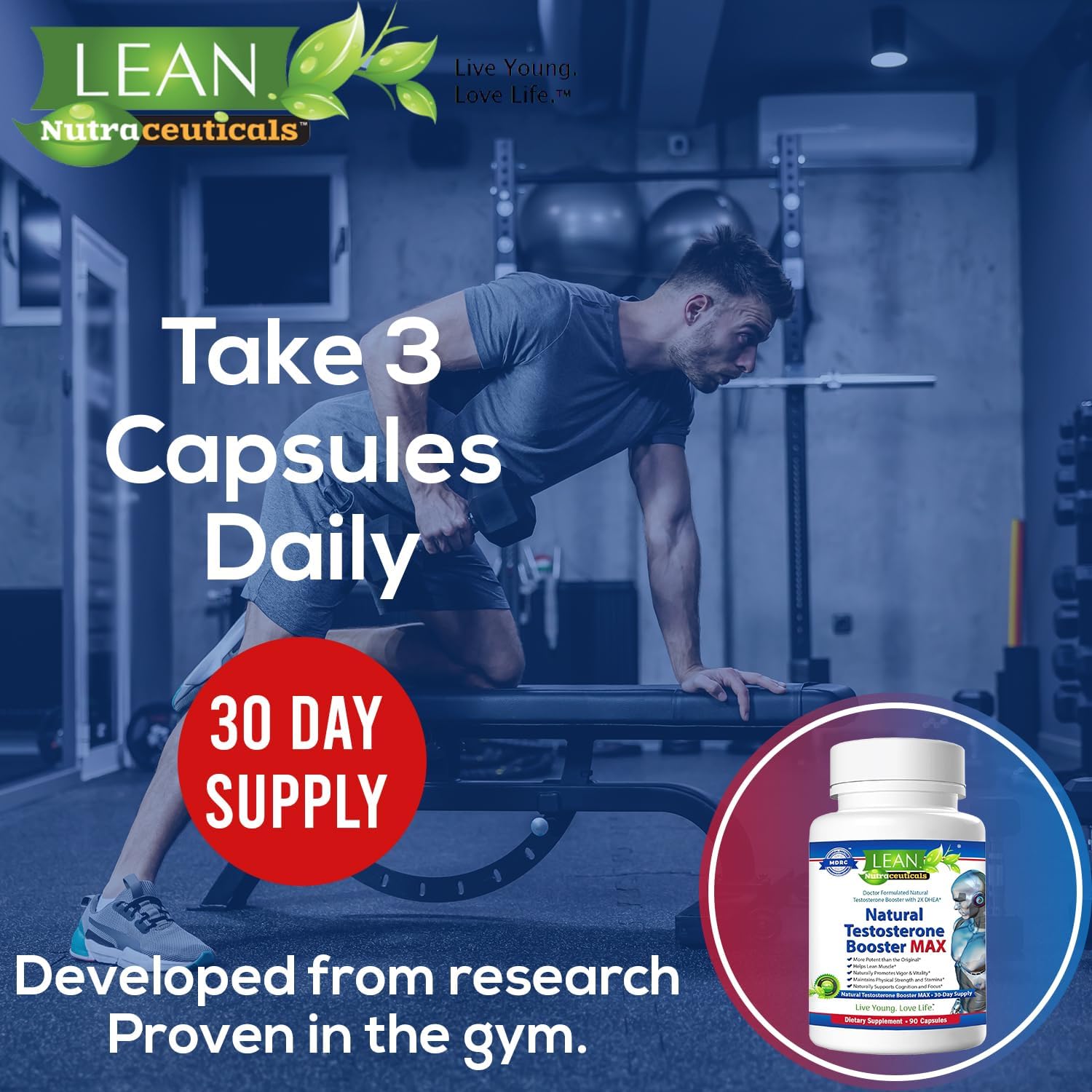 Testosterone Booster For Men Over 50, Max Male Test Enhancing Pill, Libido Muscle Growth Super Workout Energy Supplement, Tongkat Ali, Tribulus, Maca Root, Horny Goat Weed, Dhea, Boron 90 Capsules : Health & Household