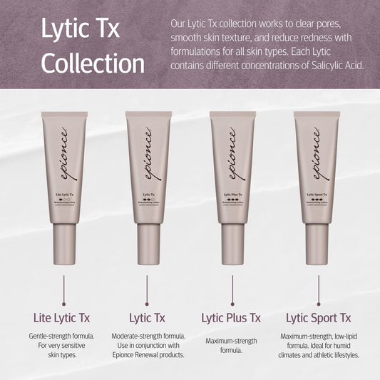 Epionce Lytic Tx - Product For Combination To Oily & Problem Skin With Salicylic Acid, Hyaluronic Acid & Azelaic Acid, Dermatologist Skincare