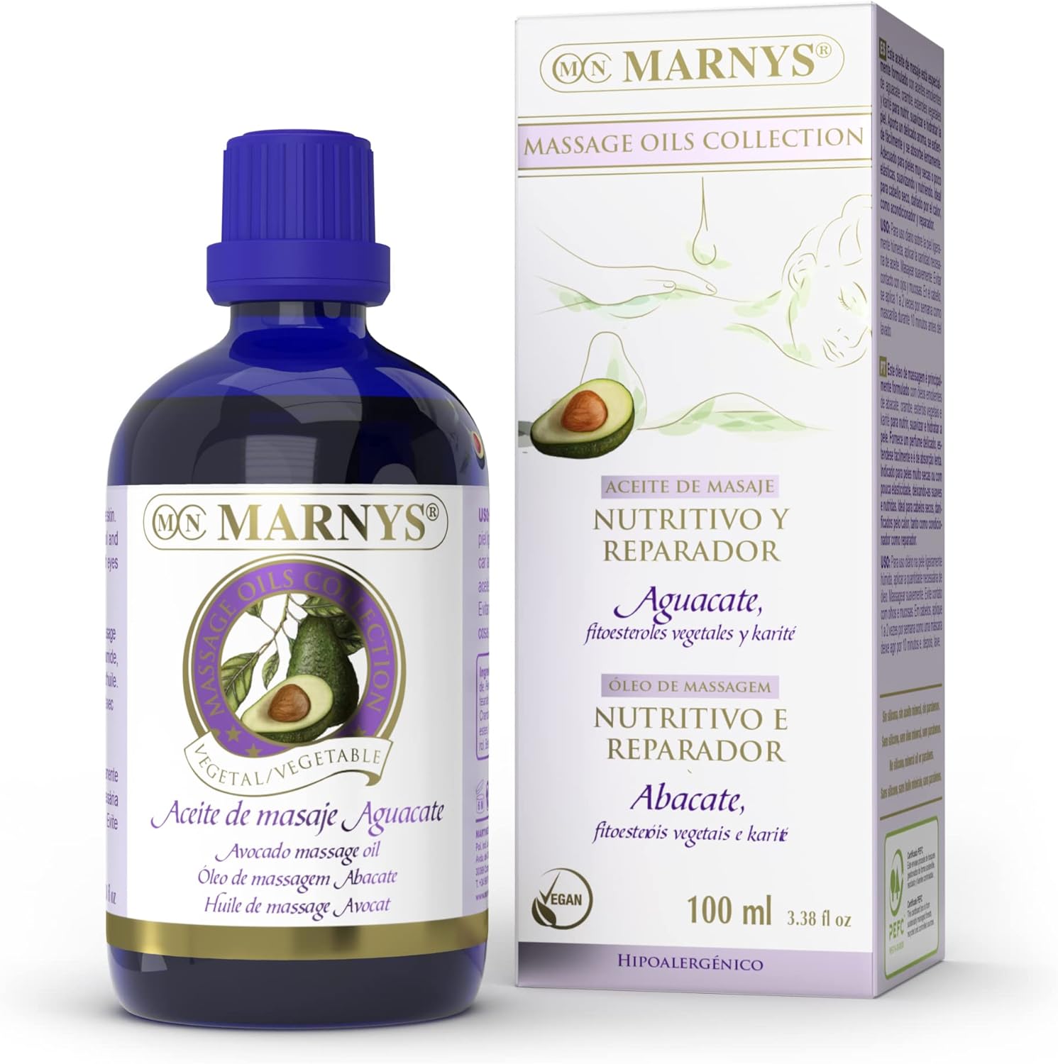 Marny'S Avocado Massage Oil 100Ml