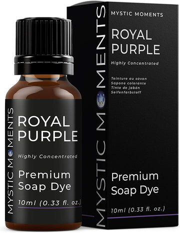 Mystic Moments | Purple - Highly Concentrated Soap Dye 10ml | Perfect for Soap Making, Creams and Lotions