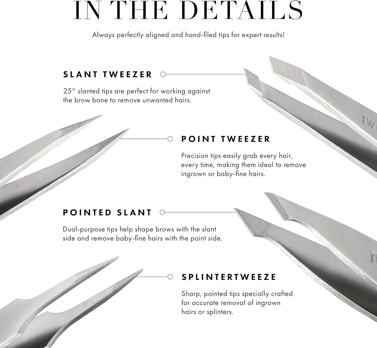 Tweezerman Signature Red Point Tweezer : Amazon.co.uk: Health & Personal Care