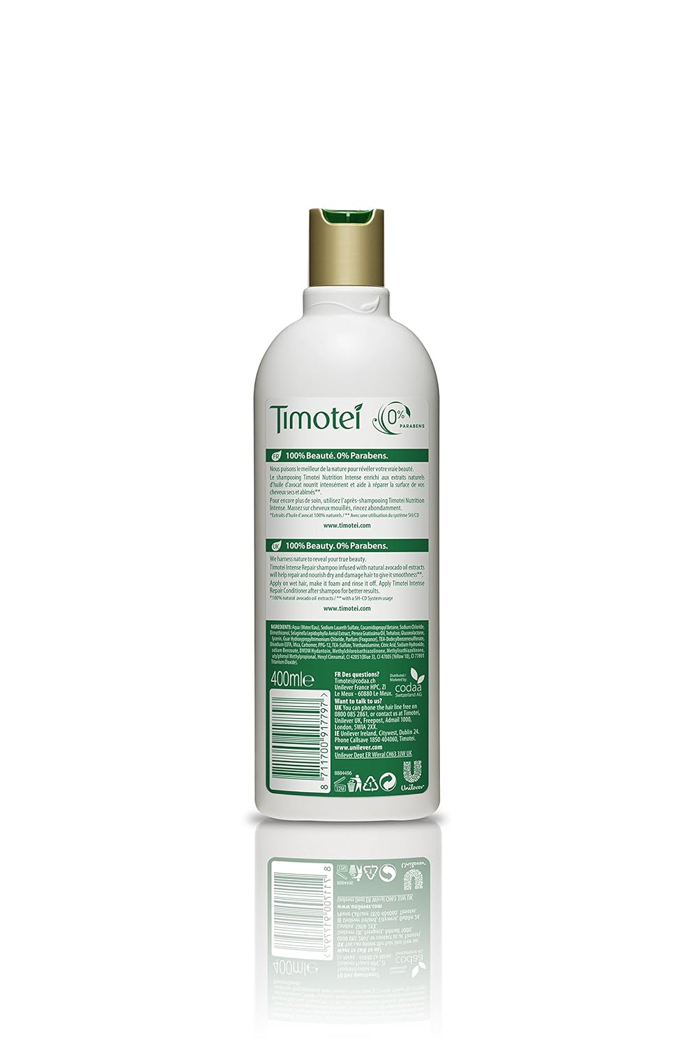 Timotei Shampoo, Intense Repair, 400Ml : Beauty & Personal Care