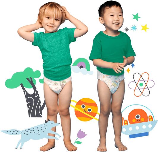 Hello Bello Training Pants Club Box, Bedtime Stories And Space Travelers, 3T-4T, 78 Count