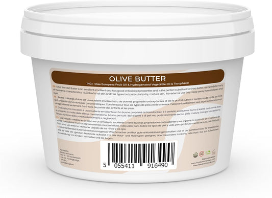 Mystic Moments | Olive Blended Butter 500g - 100% Natural Cosmetic Butters Vegan GMO Free
