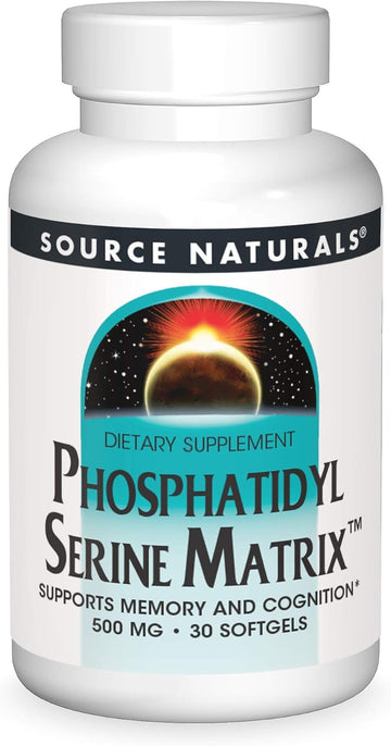 Source Naturals Phosphatidyl Serine Matrix 500 Mg - 30 Softgels