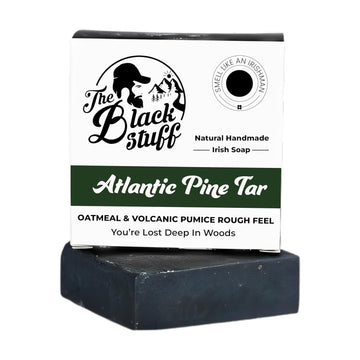 Pine Tar Soap - Mens Bar Soap Made With Pine Tar, Organic Ingredients And Essential Oils - Handmade Cold Process Body Soap For Men - Moisturizing And Cleansing Organic Bath Soaps