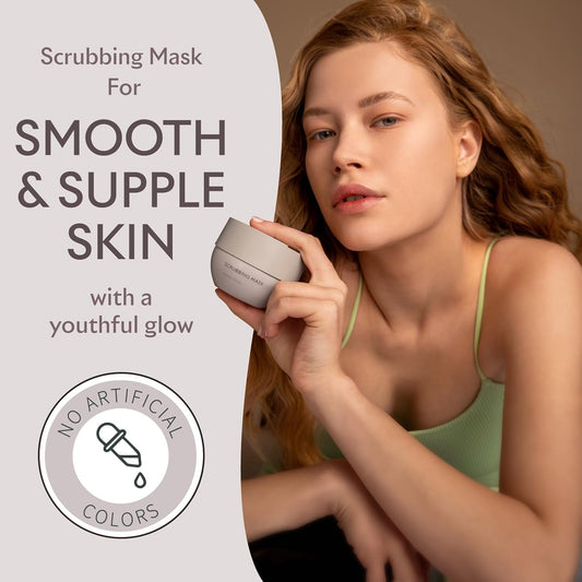 Seacret 2-In-1 Facial Scrubbing Mask – Exfoliating Face Scrub & Mask | Gentle Face Scrubber Exfoliator For Deep Cleansing & Radiant Skin | Infused With Dead Sea Minerals & Pumpkin Enzyme And Kaolin
