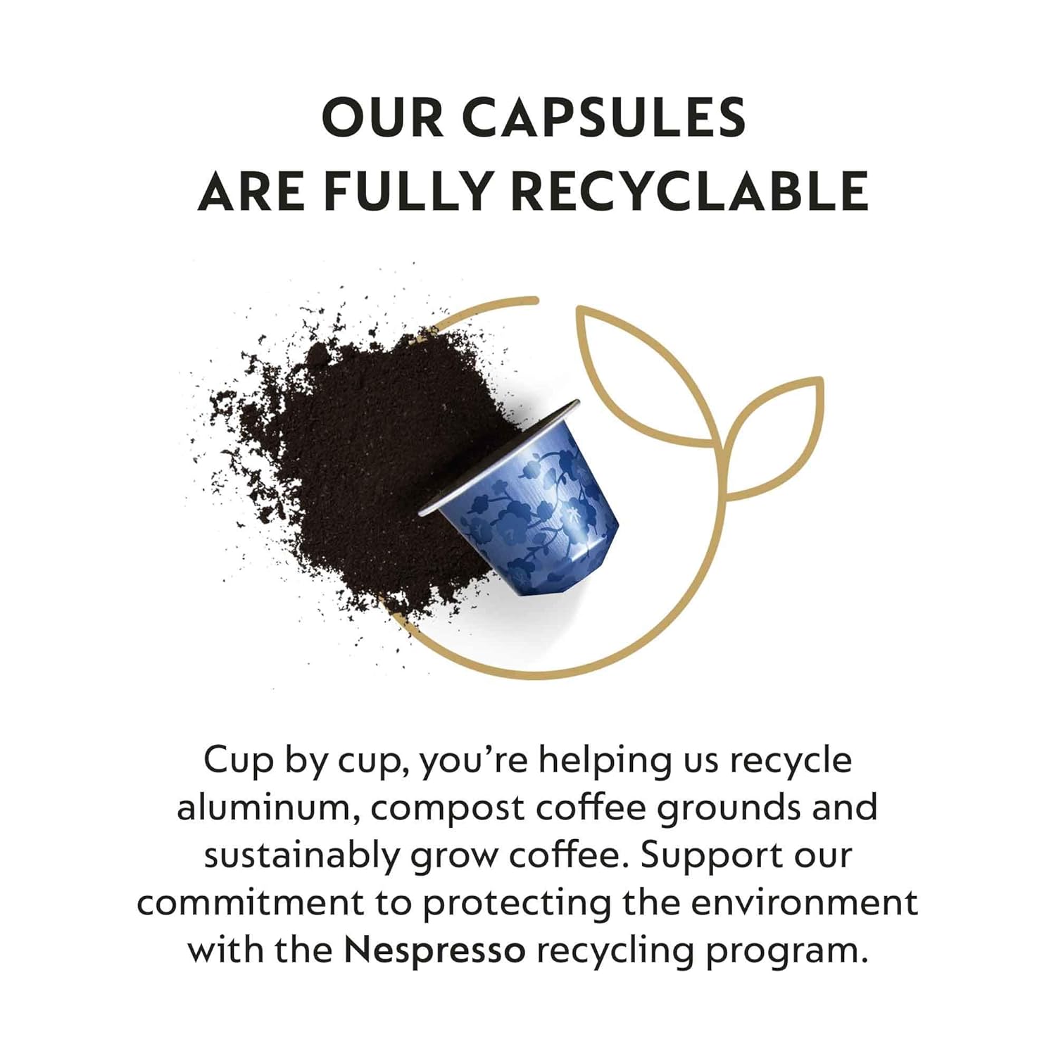 Nespresso Capsules Originalline, Tokyo Lungo, Medium Roast Coffee, 50-Count Espresso Coffee Pods