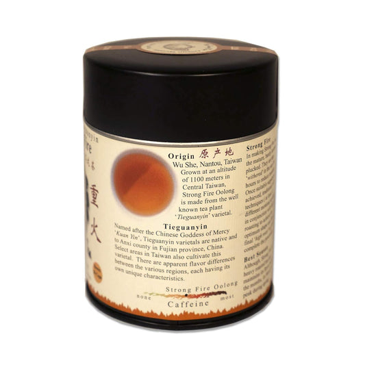 The Tao Of Tea, Strong Fire Oolong, 3.5 Ounce Tin